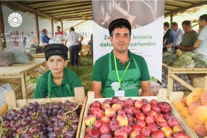 Farmers' products are demonstrated at the National  Meadow Festival