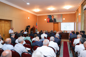 Ağcabədidə “Aqrar sahədə dövlətin dəstək mexanizmləri” mövzusunda panel müzakirəsi keçirilib