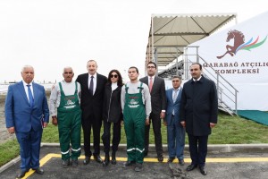 QARABAĞ ATÇILIQ KOMPLEKSİNİN AÇILIŞ MƏRASİMİ KEÇİRİLİB