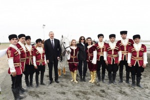 QARABAĞ ATÇILIQ KOMPLEKSİNİN AÇILIŞ MƏRASİMİ KEÇİRİLİB