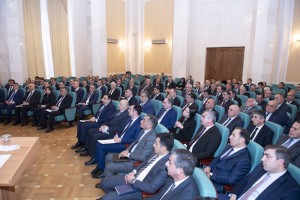 KƏND TƏSƏRRÜFATI NAZİRLİYİNDƏ YENİ QƏBUL EDİLƏN DÖVLƏT PROQRAMININ İCRASINA HƏSR OLUNMUŞ MÜŞAVİRƏ KEÇİRİLİB