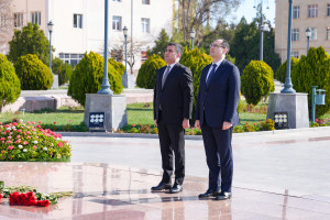 Nazir Məcnun Məmmədov Naxçıvan Muxtar Respublikasına səfər edib