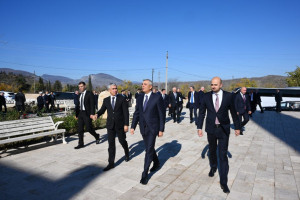 Zəngilan şəhərində Əlaqələndirmə Qərargahının 5 illik fəaliyyətinə həsr olunmuş iclas keçirilib