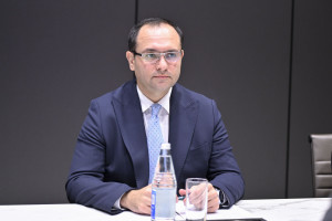 Nazir Məcnun Məmmədov FAO-nun Avropa və Mərkəzi Asiya üzrə regional nümayəndəsi Viorel Gutu ilə görüşüb