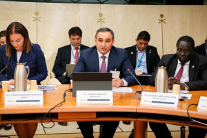 Nazir müavini Sarvan Cəfərov İtaliyada Ümumdünya Ərzaq Forumunda iştirak edib