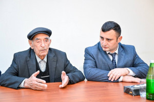 Nazir Məcnun Məmmədov İmişlidə vətəndaşlarla görüşüb