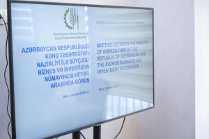 Çin şirkətləri Azərbaycanın aqrar sektoruna investisiya imkanlarını nəzərdən keçirir