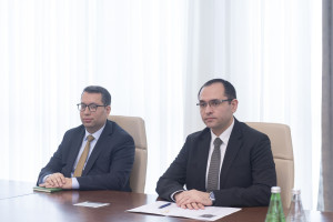 Nazir Məcnun Məmmədov Mentorluq Proqramı çərçivəsində “Yüksəliş” müsabiqəsinin qalibləri ilə görüşüb