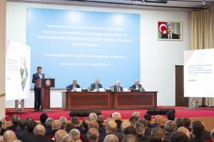 Ağcabədidə aqrar sahədə yeni Dövlət Proqramının müzakirəsi ilə bağlı regional müşavirə keçirilib