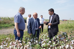 AXA sədri Ağcabədidə vətəndaşlarla görüşüb, təsərrüfatlara baş çəkib