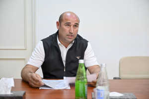 Nazir Məcnun Məmmədov Şabranda vətəndaşlarla görüşüb