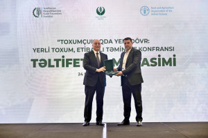 Toxumçuluqda yeni dövr: yerli toxum, etibarlı təminat mövzusunda konfrans keçirilib