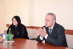 Elm, təhsil və insan resursları şöbəsinin müdiri Fərid Nəcəfov Masallıda vətəndaşları qəbul edib