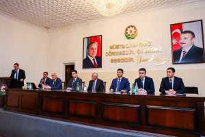 Goranboyda “Aqrar sahədə dövlət dəstəyi mexanizmləri” mövzusunda panel müzakirəsi keçirilib