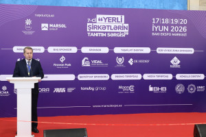 7-ci “Yerli Şirkətlərin Tanıtım Sərgisi”nin açılış mərasimi keçirilib