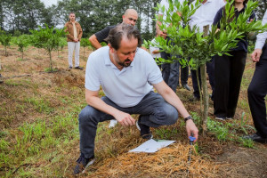 Astarada beynəlxalq ekspertin iştirakı ilə müasir suvarma sistemləri üzrə sahə görüşü keçirilib