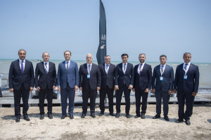 Beynəlxalq Bioloji Müxtəliflik Günü münasibətilə Neftçalada Xəzər dənizinə nərə cinsli balıq körpələri buraxılıb