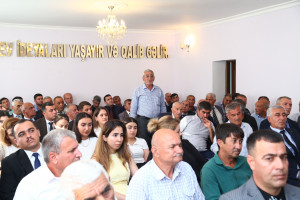 Hacıqabulda “Aqrar sahədə dövlət dəstəyi mexanizmləri” müzakirə olunub