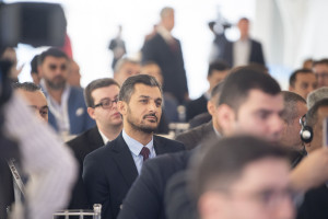 Nazir Məcnun Məmmədov “I Azərbaycan Beynəlxalq İnvestisiya Forumu” çərçivəsində keçirilən panel sessiyada çıxış edib