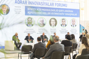 “Caspian Agro” çərçivəsində aqrar sahənin aktual mövzularına dair panel sessiyalar davam edir