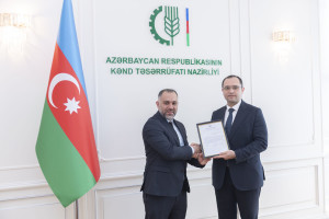 Kənd təsərrüfatı naziri Məcnun Məmmədov “Yüksəliş” müsabiqəsinin qalibləri ilə görüşüb