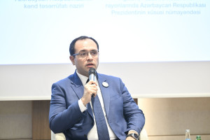 Ağdamda “Aqrar sahədə dövlətin dəstək mexanizmləri” mövzusunda panel müzakirə keçirilib