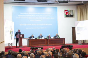Ağcabədidə aqrar sahədə yeni Dövlət Proqramının müzakirəsi ilə bağlı regional müşavirə keçirilib