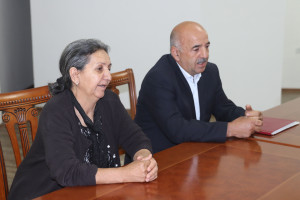 Elm, təhsil və insan resursları şöbəsinin müdiri Fərid Nəcəfov Xankəndidə vətəndaşlarla görüşüb