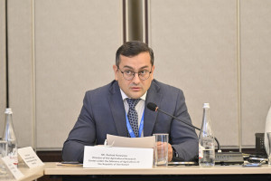 “Bakı İqlim Fəaliyyəti Həftəsi 2026” (BCAW2026) çərçivəsində "Fəaliyyətdə Harmoniya: İqlimə Dayanıqlı Kənd Təsərrüfatı naminə Əməkdaşlıq" mövzusunda yüksəksəviyyəli dəyirmi masa keçirilib