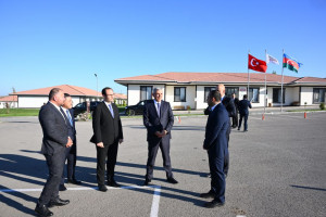 Zəngilanda dairəvi suvarma sistemlərinə və heyvandarlıq kompleksinə baxış keçirilib