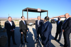 Zəngilanda dairəvi suvarma sistemlərinə və heyvandarlıq kompleksinə baxış keçirilib