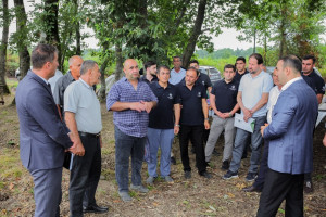 Astarada beynəlxalq ekspertin iştirakı ilə müasir suvarma sistemləri üzrə sahə görüşü keçirilib