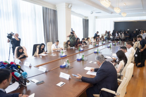 Aqrar sahədə yeni Dövlət Proqramına həsr olunmuş mətbuat konfransı keçirilib