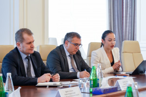 Kənd Təsərrüfatı Nazirliyində Asiya İnkişaf Bankının nümayəndə heyəti ilə görüş keçirilib