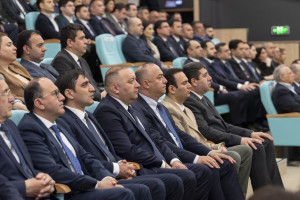 Kənd Təsərrüfatı Nazirliyində Ulu Öndər Heydər Əliyevin anadan olmasının 103 illiyinə həsr olunmuş tədbir keçirilib