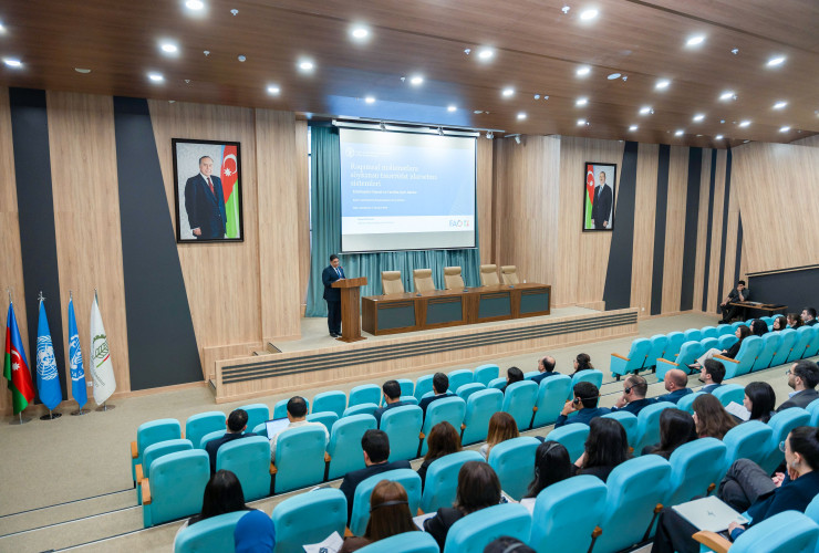 Azərbaycanda kənd təsərrüfatında rəqəmsal transformasiya və dayanıqlılıq mövzusunda təlim keçirilib