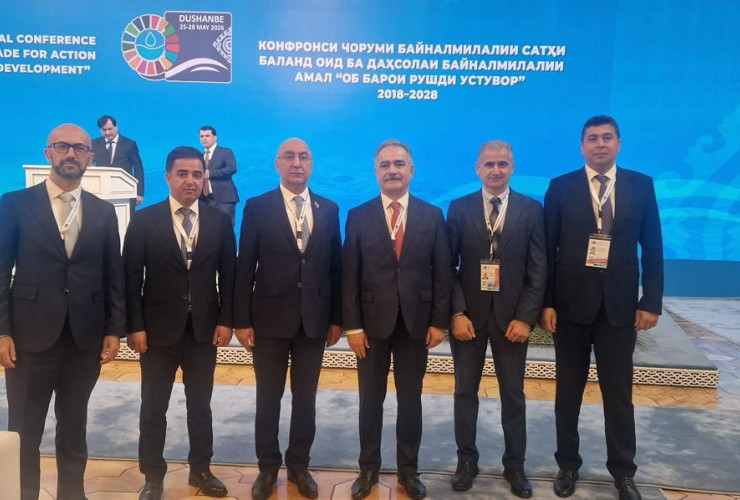 Tacikistanda keçirilən beynəlxalq konfransda su ehtiyatlarının dayanıqlı idarə olunması məsələləri müzakirə edilib