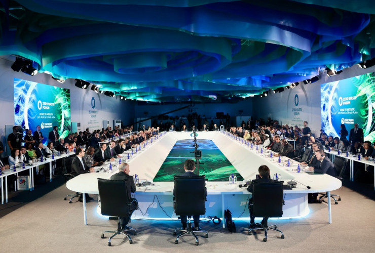 Nazir Məcnun Məmmədov İstanbulda “Sıfır Tullantı Forumu 2026” çərçivəsində kənd təsərrüfatı nazirlərinin yüksək səviyyəli toplantısında çıxış edib